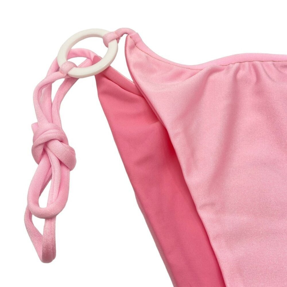 VDM The Label Revolve Pink Swimwear‎ Adjustable String Bikini Bottoms Small - Picture 13 of 13